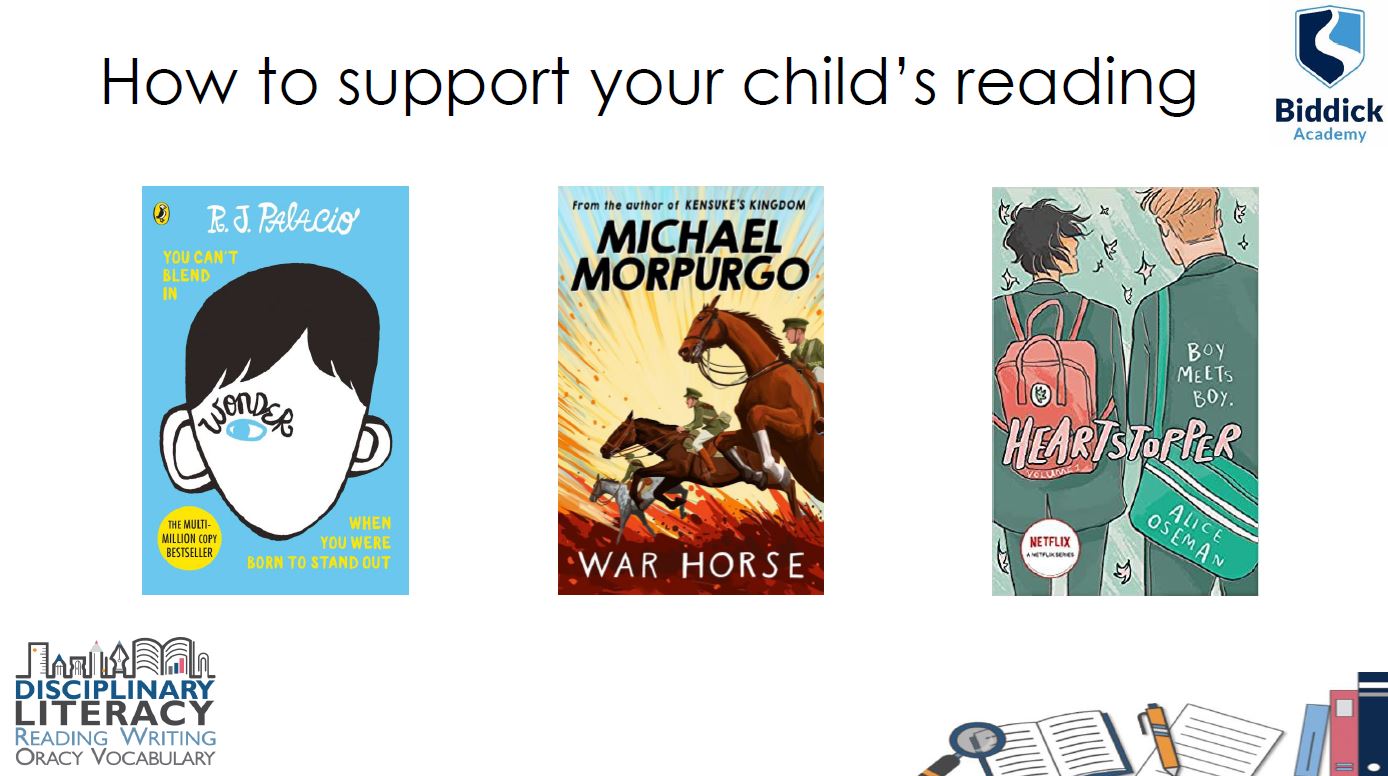 Book series for children to encourage reading for pleasure